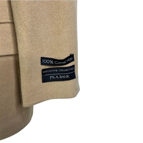 Jos A Bank Blazer Mens 39 Reg Tan Executive Collection 100% Camel Hair NWT - Picture 8 of 10